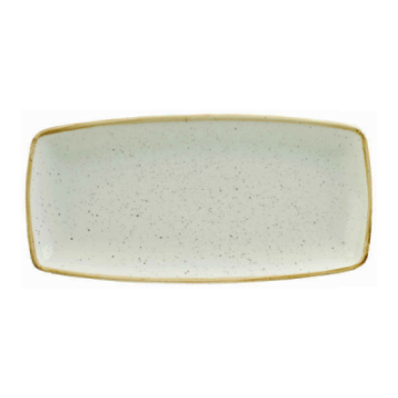Churchill Stonecast Barley White x Squared Oblong Plate 11.75&quot;