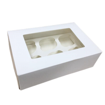 Cupcake Holder 6 Inserts 242 x 165 x 75mm (Pack 25)