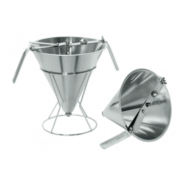 Confectionary Funnel with 2, 4 &amp; 6mm Nozzles 1.9 Litre