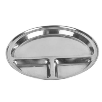Steel Plate Round 3 Compartment 11&quot;