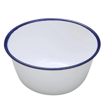 Falcon Housewares White Enamel Pudding Basin 14cm