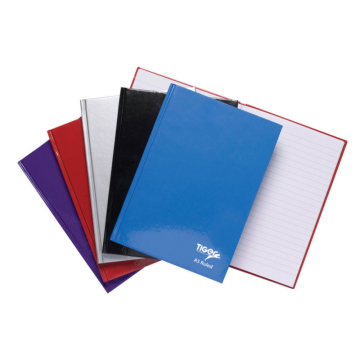 Tiger A5 Casebound Feint 80 Sheet Notebook