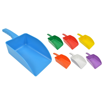 Plastic Hand Scoop Mini White