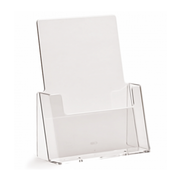 Clear Plastic A5 Portrait Leaflet Holder