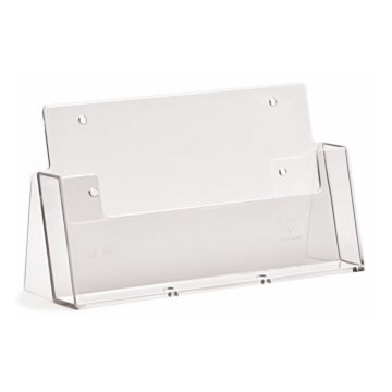 Clear Plastic A5 Landscape Leaflet Holder
