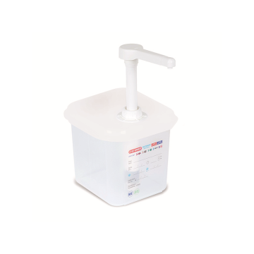 Araven Sauce Dispenser GN 1/6 Container With Faucet 2.6 Litre