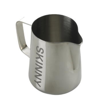 Milk Frothing Jug Steel 0.6 Litre Inscribed Skinny