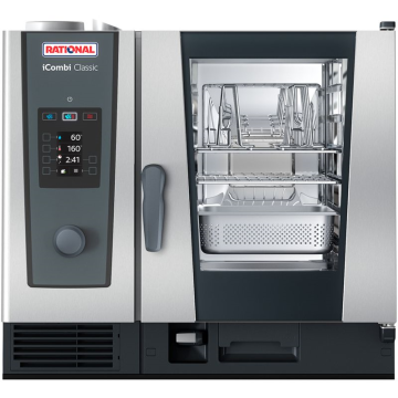 Rational iCombi Classic 6-1/1 Electric 6 Grid 1/1 Combi Oven - Single Phase