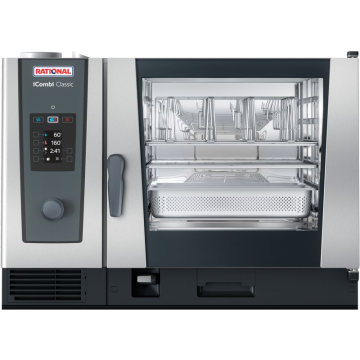 Rational iCombi Classic 6-2/1 Natural Gas 6 Grid 2/1 Combi Oven