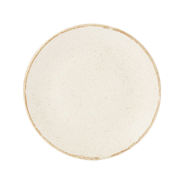 Seasons Oatmeal Coupe Plate 18cm