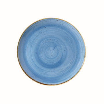 Churchil Stonecast Cornflower Blue Coupe Plate 11.25&quot;