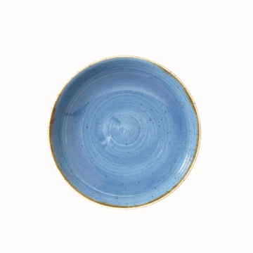 Churchil Stonecast Cornflower Blue Coupe Bowl 7.25&quot;
