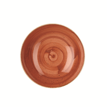 Churchil Stonecast Orange Evolve Coupe Bowl 9.75&quot;