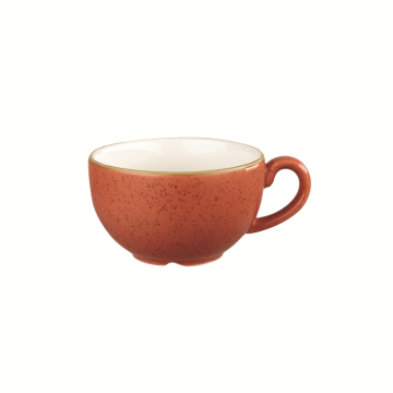 Churchil Stonecast Orange Cappuccino Cup 8oz