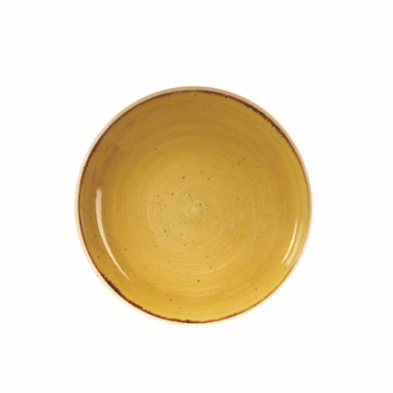 Churchil Stonecast Mustard Evolve Coupe Bowl 9.75&quot;
