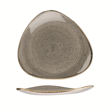 Churchill Stonecast Grey Lotus Plate 12&quot;
