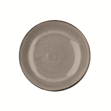 Churchill Stonecast Grey Coupe Large Bowl 12&quot; (Pack 6)