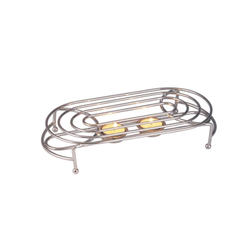 Apollo Chrome Food Warmer Double Oval