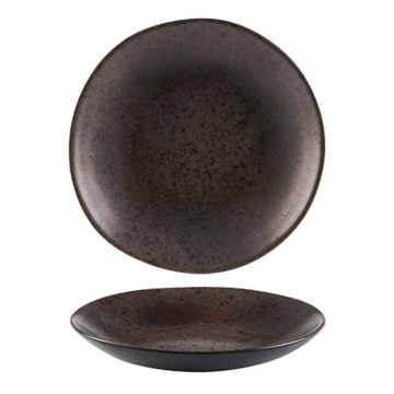 Rustico Black Ironstone Coupe Bowl 28cm