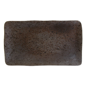 Rustico Black Ironstone Rectangular Plate 37 x 22cm