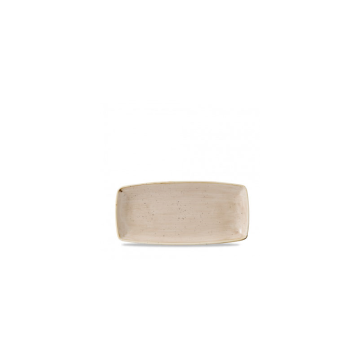 Churchill Stonecast Nutmeg Cream x Squared Oblong Plate 11.75&quot; (Pack 12)
