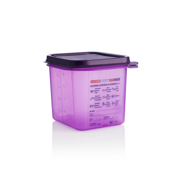 Araven Allergen GN Container &amp; Lid 1/6 150mm 2.6 Litre