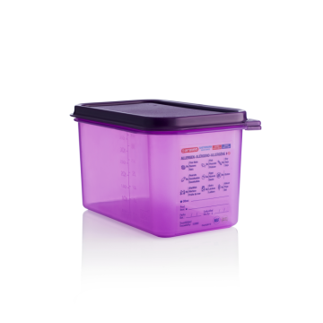 Araven Allergen GN Container &amp; Lid 1/4 150mm 4.3 Litre