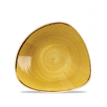 Churchil Stonecast Mustard Lotus Bowl 6&quot;