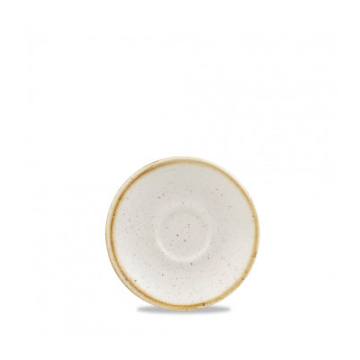 Churchill Stonecast Barley White Espresso Saucer 4.5&quot;