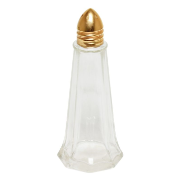 Lighthouse Glass Salt &amp; Pepper Shaker with Gold Top 30ml / 1oz