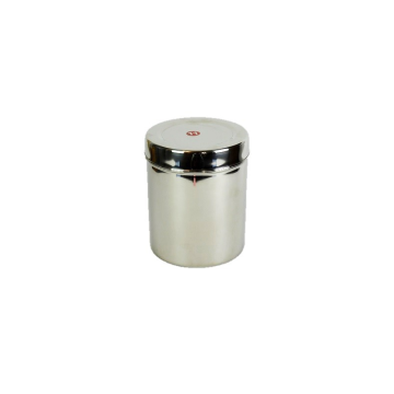 Round Steel Tall Storage Container (Ubha) No13. 14cm x 18cm / 2.2 Litre