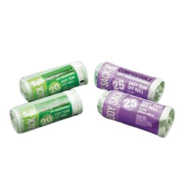 Tuffy Compostable Green Bin Liners 10 Litre (Pack 25)
