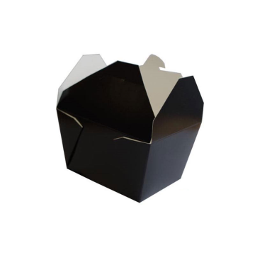 Black Cardboard Food Carton No2 13 x 9.5 x 6 cm (Pack 450)