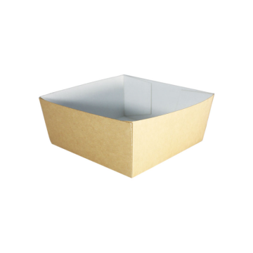 Kraft Burger Tray 4&quot; (Pack 125)