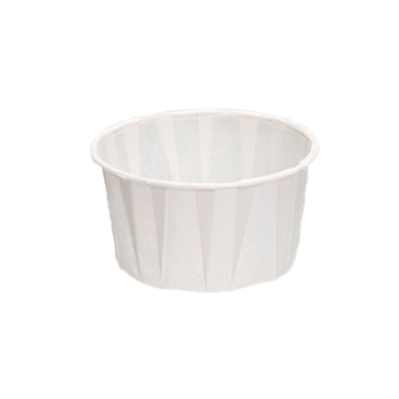 White Paper Portion Cups / Ramekin 4oz / 114ml (Pack 250)