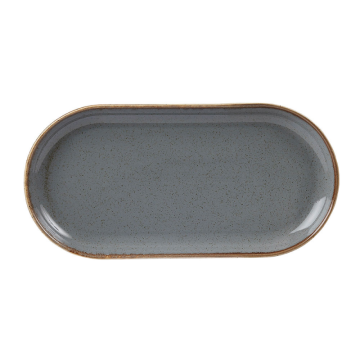Seasons Storm Narrow Oval Plate 32 x 20cm / 12 1/2&quot; x 8&quot;