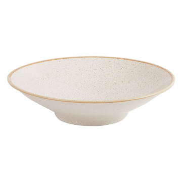 Seasons Oatmeal Footed Bowl 26cm