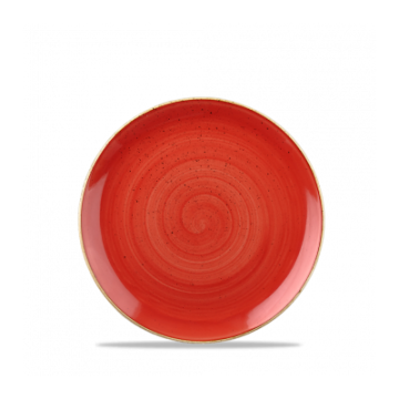 Churchil Stonecast Berry Red Evolve Coupe Plate 6.5&quot;