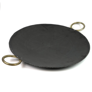 Round Black Iron Tawa 30&quot;
