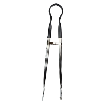 Colour Coded Stainless Steel Grill / Steak Tong 21&quot; Black