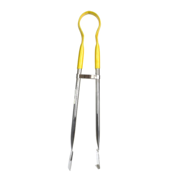 Colour Coded Stainless Steel Grill / Steak Tong 21&quot; Yellow