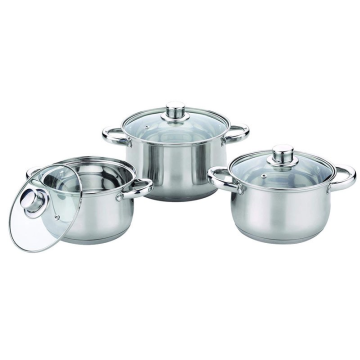 Royal Cuisine Stainless Steel Stock Pot Set Induction 24,26,28cm