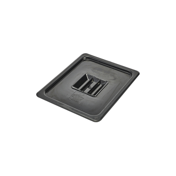 Gastronorm Lid Black Polycarbonate 1/6