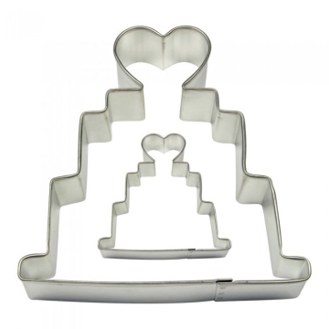 Cookie &amp; Cake Wedding Cake Cutter (Pack of 2)