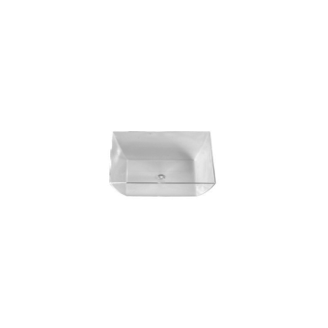 Fingerfood Clear Mini Plastic Square Serving Dish 1.5x5.8x5.8cm (Pack 50)
