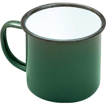 Falcon Housewares Green Enamel Mug 8cm / 0.5 pint