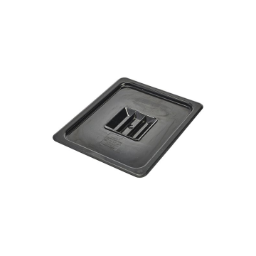 Gastronorm Lid Black Polycarbonate 1/2