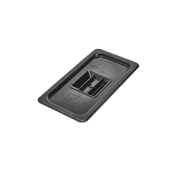 Gastronorm Lid Black Polycarbonate 1/3