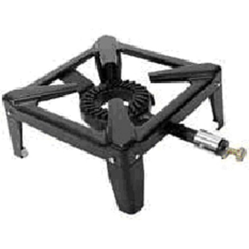 Large Single Boilling Ring c/w Steel Frame LPG 6.5kW 40x40x10cm