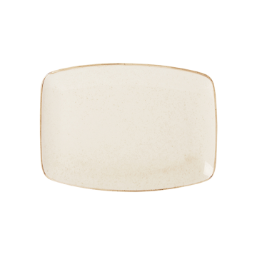 Seasons Oatmeal Rectangular Plate 32cm